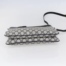 GUCCI GG Supreme Sherry Line Shoulder Bag PVC Navy Gold 904 02 035 Auth 150843-9