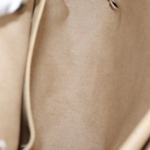 HERMES Herbag Tower Ash A Dos PM Backpack Canvas Beige Silver Auth 150848
