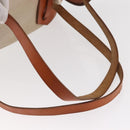 HERMES Herbag Tower Ash A Dos PM Backpack Canvas Beige Silver Auth 150848-9