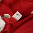 PRADA Hand Bag Nylon 2way Red Silver Auth 150850-12