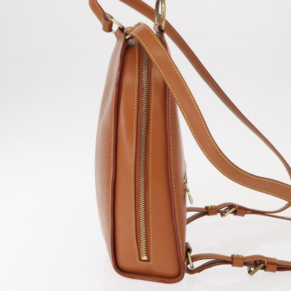 LOUIS VUITTON Epi Mabillon Backpack Zipangu Gold M52238 LV Auth 150851