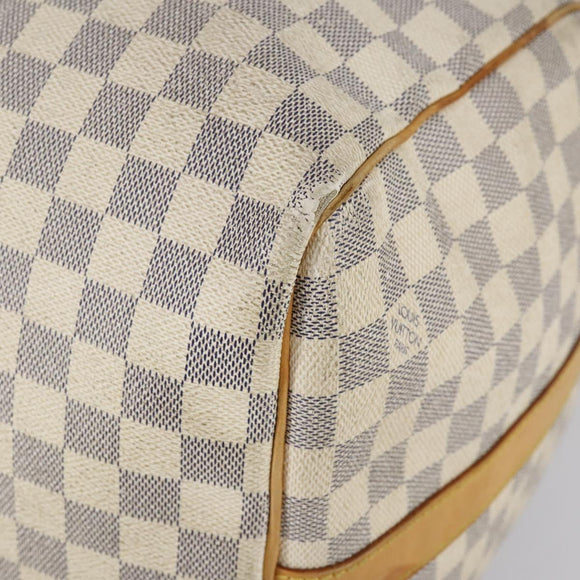 LOUIS VUITTON Damier Azur Keepall Bandouliere 55 Boston Bag N41429 Auth 150852