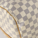 LOUIS VUITTON Damier Azur Keepall Bandouliere 55 Boston Bag N41429 Auth 150852-16