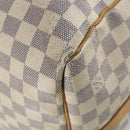LOUIS VUITTON Damier Azur Keepall Bandouliere 55 Boston Bag N41429 Auth 150852-17