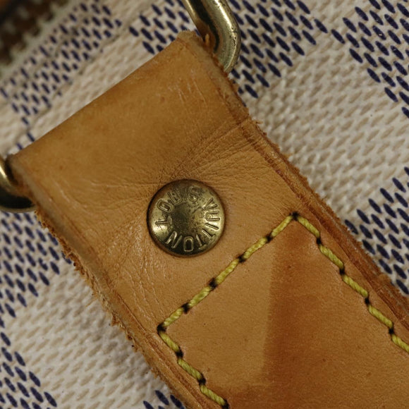 LOUIS VUITTON Damier Azur Keepall Bandouliere 55 Boston Bag N41429 Auth 150852