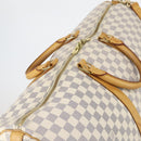 LOUIS VUITTON Damier Azur Keepall Bandouliere 55 Boston Bag N41429 Auth 150852-6