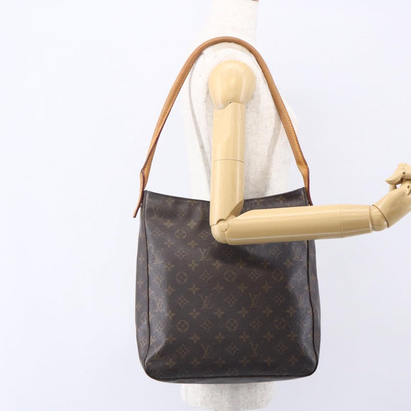 LOUIS VUITTON Monogram Looping GM Umhängetasche M51145 LV Auth 150853