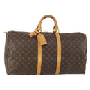 LOUIS VUITTON Monogram Keepall 55 Boston Bag M41424 LV Auth 150854-1