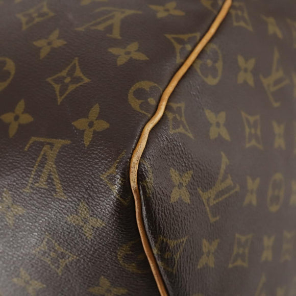 LOUIS VUITTON Monogram Keepall 55 Boston Bag M41424 LV Auth 150854