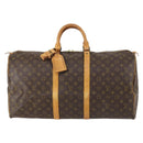LOUIS VUITTON Monogram Keepall 55 Boston Bag M41424 LV Auth 150854-13
