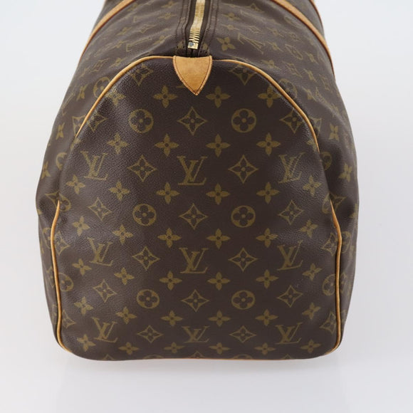 LOUIS VUITTON Monogram Keepall 55 Boston Bag M41424 LV Auth 150854