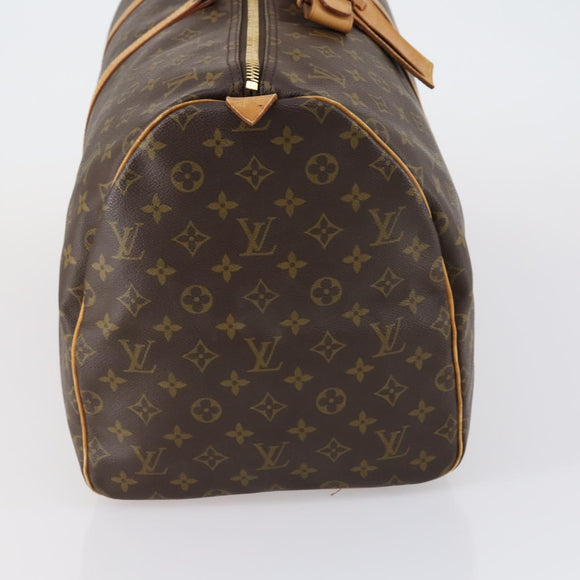 LOUIS VUITTON Monogram Keepall 55 Boston Bag M41424 LV Auth 150854