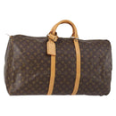 LOUIS VUITTON Monogram Keepall 60 Boston Bag M41422 LV Auth 150855-1
