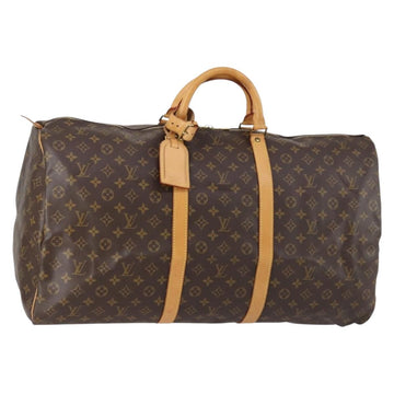 LOUIS VUITTON Monogram Keepall 60 Boston Bag M41422 LV Auth 150855