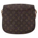 LOUIS VUITTON Monogram Saint Cloud GM Shoulder Bag M51242 LV Auth 150856-2