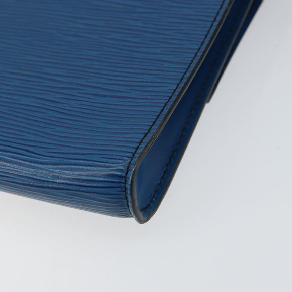 LOUIS VUITTON Epi Pochette Arche Shoulder Bag Blue M52575 LV Auth 150866