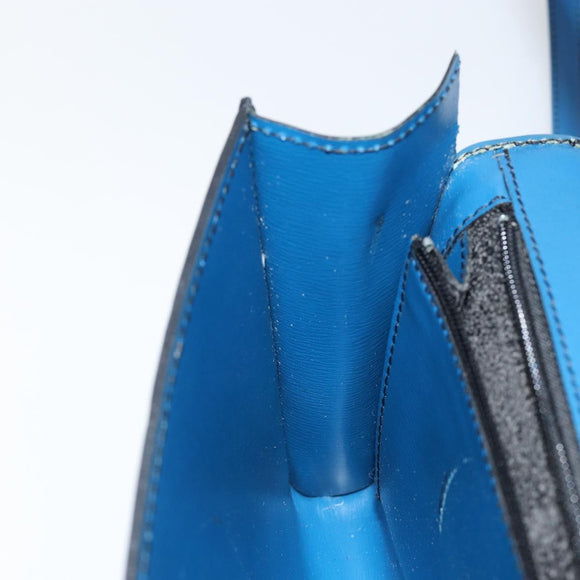 LOUIS VUITTON Epi Pochette Arche Shoulder Bag Blue M52575 LV Auth 150866