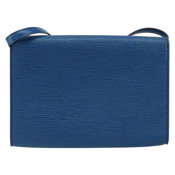 LOUIS VUITTON Epi Pochette Arche Shoulder Bag Blue M52575 LV Auth 150866