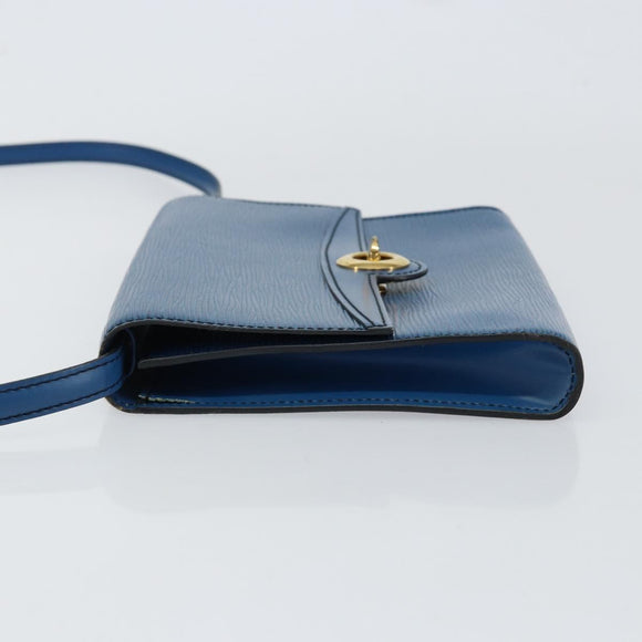 LOUIS VUITTON Epi Pochette Arche Shoulder Bag Blue M52575 LV Auth 150866