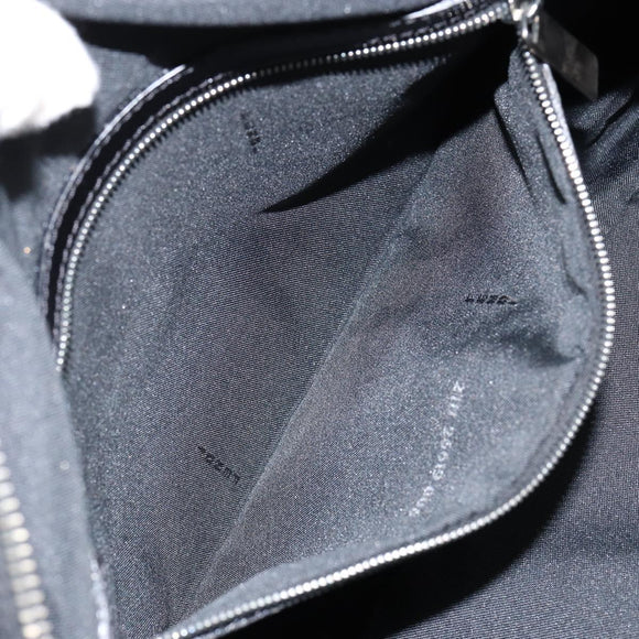 FENDI Zucca Canvas Tote Bag Black Brown Auth 150868