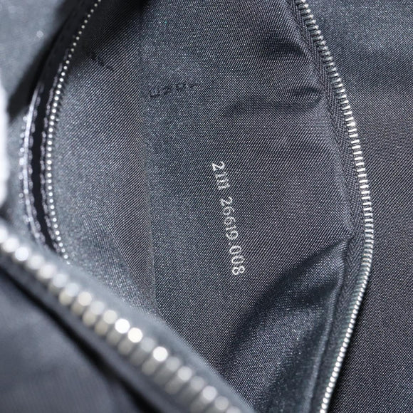 FENDI Zucca Canvas Tote Bag Black Brown Auth 150868