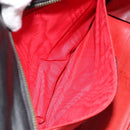 CELINE Macadam Canvas Tote Bag Leather Black Gold Auth 150870-20