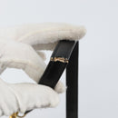 CELINE Macadam Canvas Tote Bag Leather Black Gold Auth 150870-8