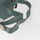 GUCCI Bamboo Backpack Suede Turquoise Blue Gold 003 2058 0016 Auth 150871-9