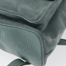 GUCCI Bamboo Backpack Suede Turquoise Blue Gold 003 2058 0016 Auth 150871-18