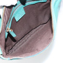 GUCCI Interlocking Shoulder Bag Leather Green Gold 121552 Auth 150873-11