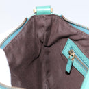 GUCCI Interlocking Shoulder Bag Leather Green Gold 121552 Auth 150873-19