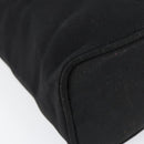 Salvatore Ferragamo Vala Shoulder Bag Nylon Black Gold Auth 150876-16
