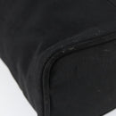 Salvatore Ferragamo Vala Shoulder Bag Nylon Black Gold Auth 150876-9