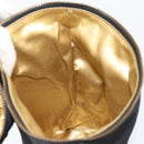 Salvatore Ferragamo Vala Shoulder Bag Nylon Black Gold Auth 150876-18