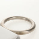 Salvatore Ferragamo Pouch Leather White Silver Auth 150881AV-14