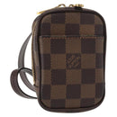 LOUIS VUITTON Damier Ebene Etui Okapi PM Pouch N61738 LV Auth 150882-1