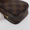 LOUIS VUITTON Damier Ebene Etui Okapi PM Pouch N61738 LV Auth 150882-14
