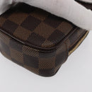 LOUIS VUITTON Damier Ebene Etui Okapi PM Pouch N61738 LV Auth 150882-15