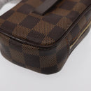 LOUIS VUITTON Damier Ebene Etui Okapi PM Pouch N61738 LV Auth 150882-9