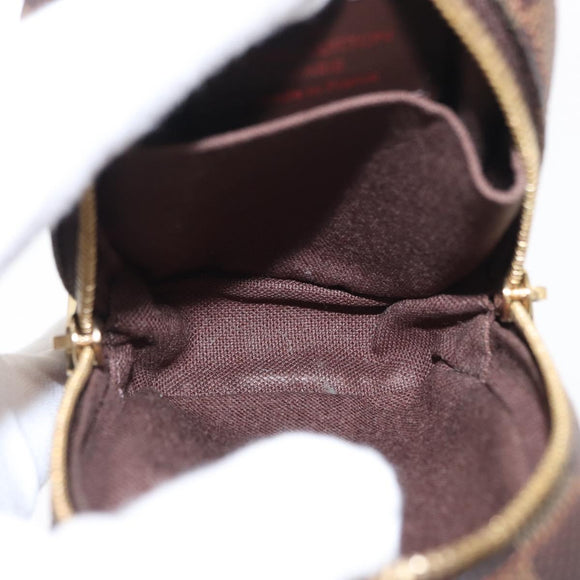 LOUIS VUITTON Damier Ebene Etui Okapi PM Pouch N61738 LV Auth 150882