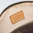 LOUIS VUITTON Monogram Trousse Demi Ronde Cosmetic Pouch M47520 LV Auth 150883-9