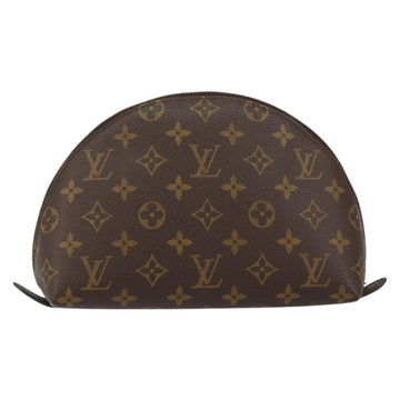 LOUIS VUITTON Monogram Trousse Demi Ronde Cosmetic Pouch M47520 LV Auth 150883 - 0
