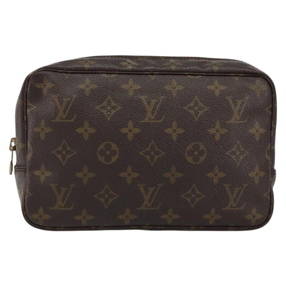 LOUIS VUITTON Monogram Trousse Toilette 23 Clutch Bag M47524 LV Auth 150884
