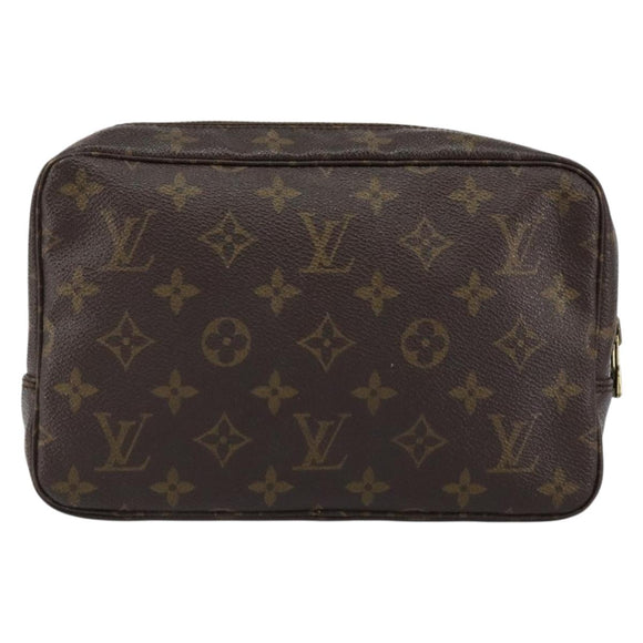 LOUIS VUITTON Monogram Trousse Toilette 23 Clutch Bag M47524 LV Auth 150884