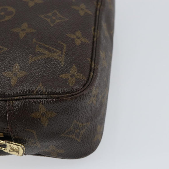 LOUIS VUITTON Monogram Trousse Toilette 23 Clutch Bag M47524 LV Auth 150884