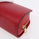 LOUIS VUITTON Epi Dauphine PM Pouch Castilian Red M48447 LV Auth 150889-15