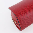 LOUIS VUITTON Epi Dauphine PM Pouch Castilian Red M48447 LV Auth 150889-16