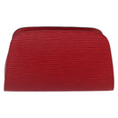 LOUIS VUITTON Epi Dauphine PM Pouch Castilian Red M48447 LV Auth 150889-2