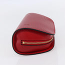 LOUIS VUITTON Epi Dauphine PM Pouch Castilian Red M48447 LV Auth 150889-4