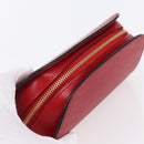 LOUIS VUITTON Epi Dauphine PM Pouch Castilian Red M48447 LV Auth 150889-5